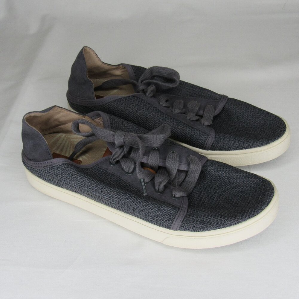 Olukai Gray PEHUEALI LI Mesh Sneaker Women's 9